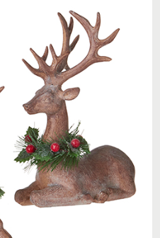 Deer with Wreath