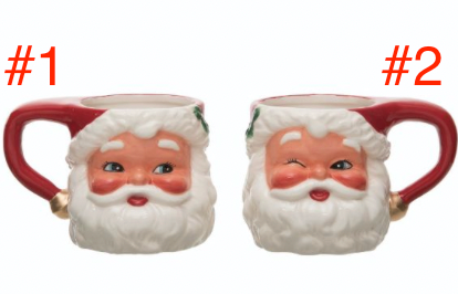 Retro Santa Coffee Cups