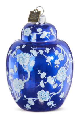 Blue Ginger Jar Ornaments