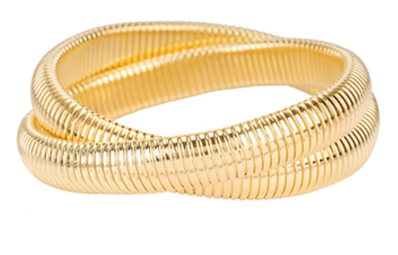 Gold Twisted Bracelets