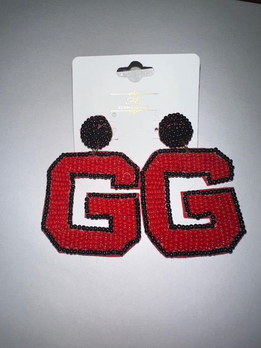 GA Beaded Earrings