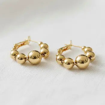Bubble Hoop Earrings