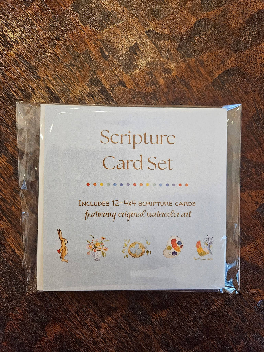 Scripture Card Set-Watercolor Bible Verse Cards-Encouragment