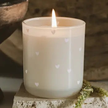 Sweetwater Decor Allover Hearts Candle