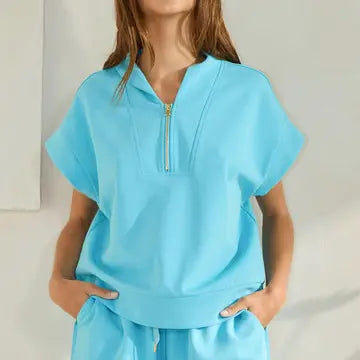 Scuba Drawstring High-Rise Dolphin-Hem Short