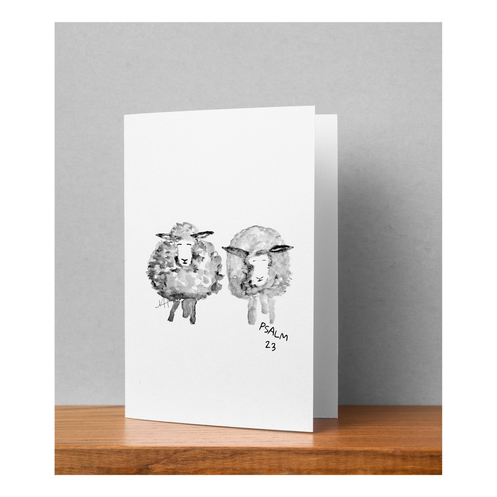 Hand-Painted Watercolor Folded Greeting Cards