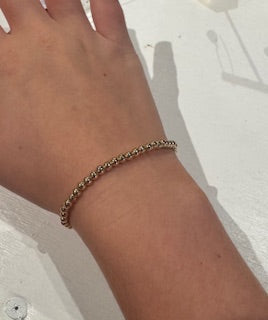 Small Gold Bead Bracelet
