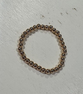 Large Gold Beaded Bracelet