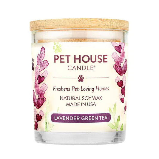 Lavender Green Tea Pet House Candles