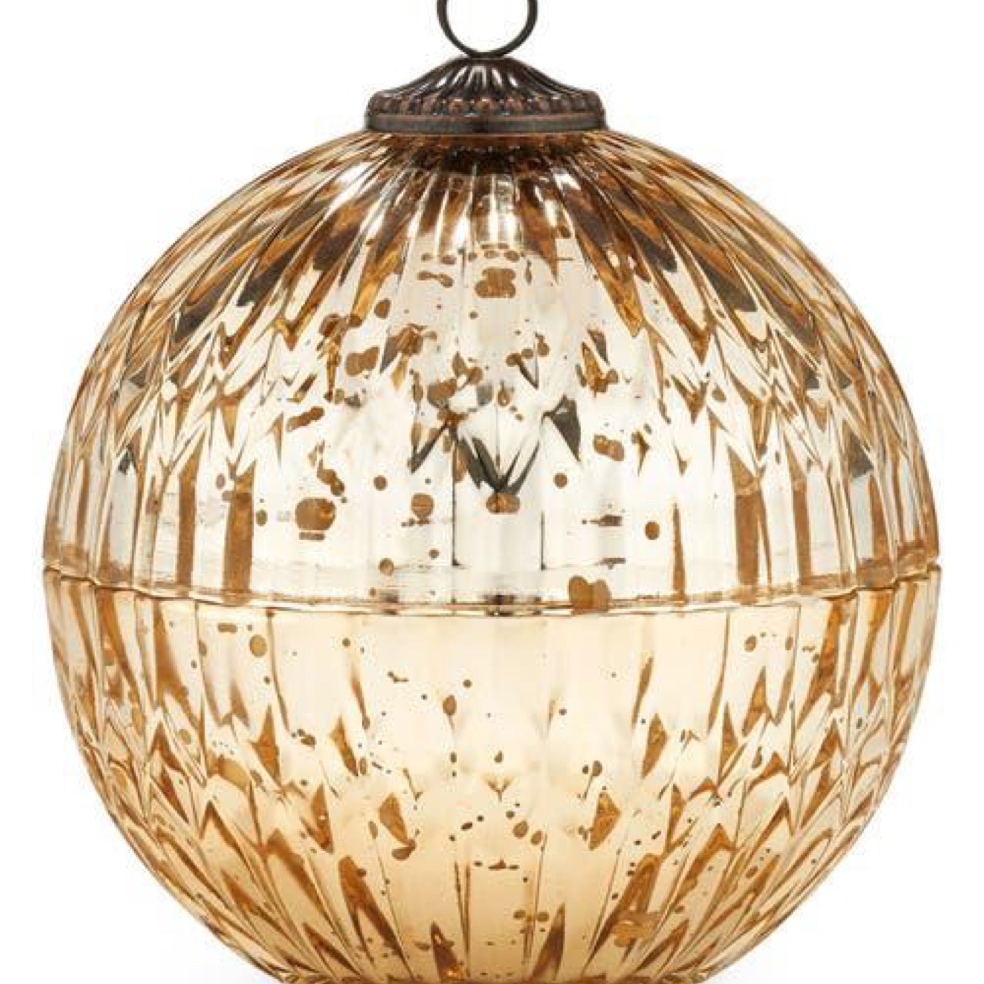 Illume Gold Ornament Candle