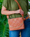 Caroline Hill Ariana Crossbody Saddle LD